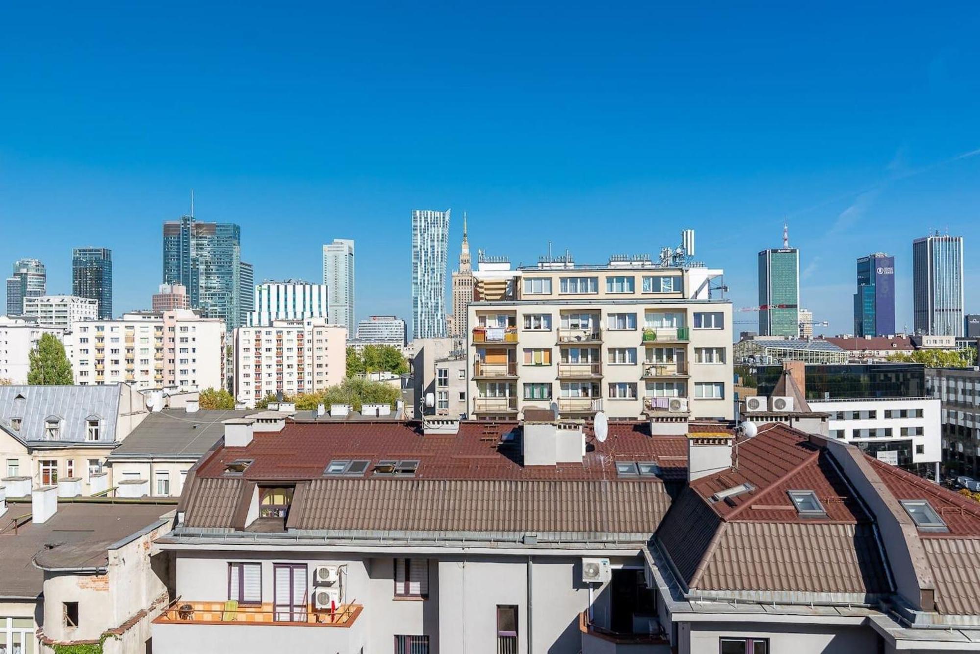Navy Aesthetic Apartment With Balcony By Noclegi Renters 华沙 外观 照片